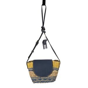 Universal Thread Purse Womens Basket Weave Woven Shoulder Crossbody festival